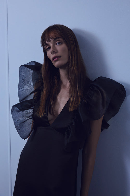 Ambretta Midi Dress - Black