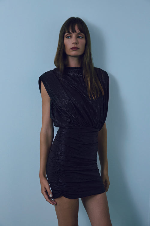 Begonia Mini Dress - Black