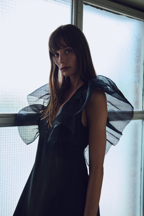 Ambretta Midi Dress - Black