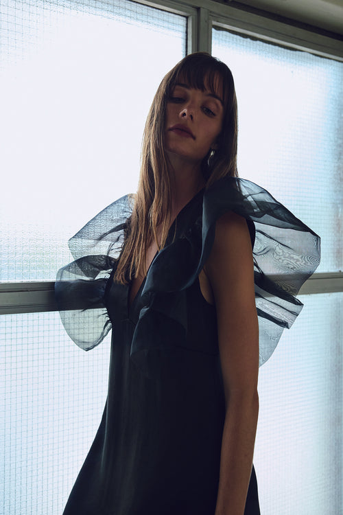 Ambretta Midi Dress - Black