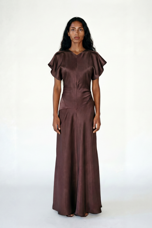 FREYA DRESS - ESPRESSO