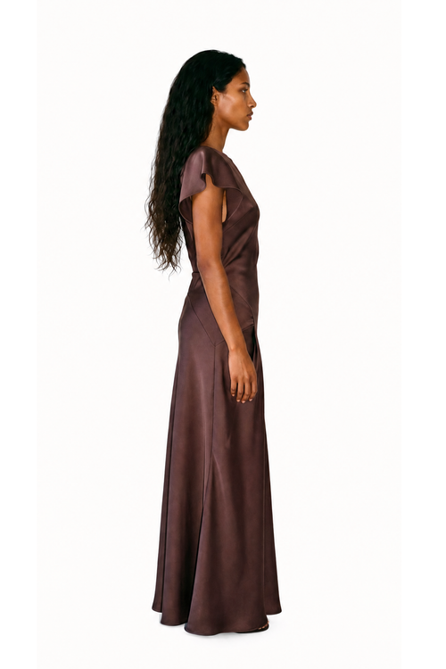 FREYA DRESS - ESPRESSO