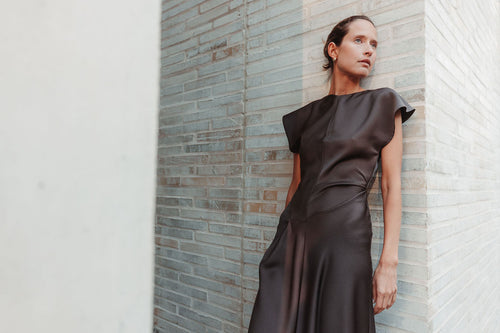 FREYA DRESS - ESPRESSO