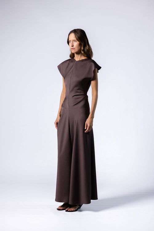 FREYA DRESS - ESPRESSO