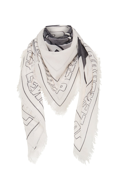 Lendrop Scarf - Black / White