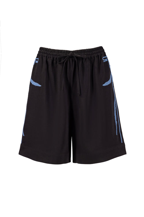 LEIKO SHORTS black