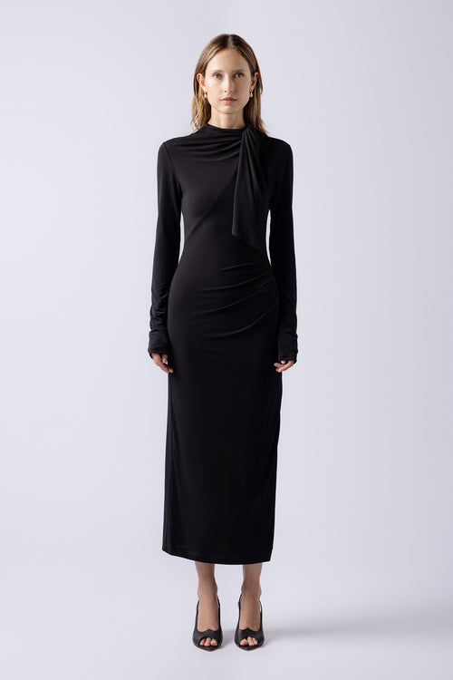 YUNA DRESS black