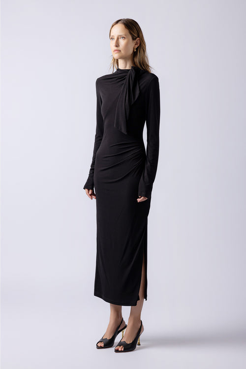YUNA DRESS black