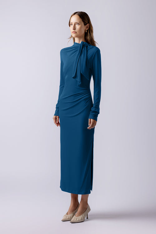 YUNA DRESS TEAL