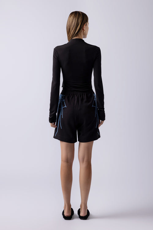 LEIKO SHORTS black