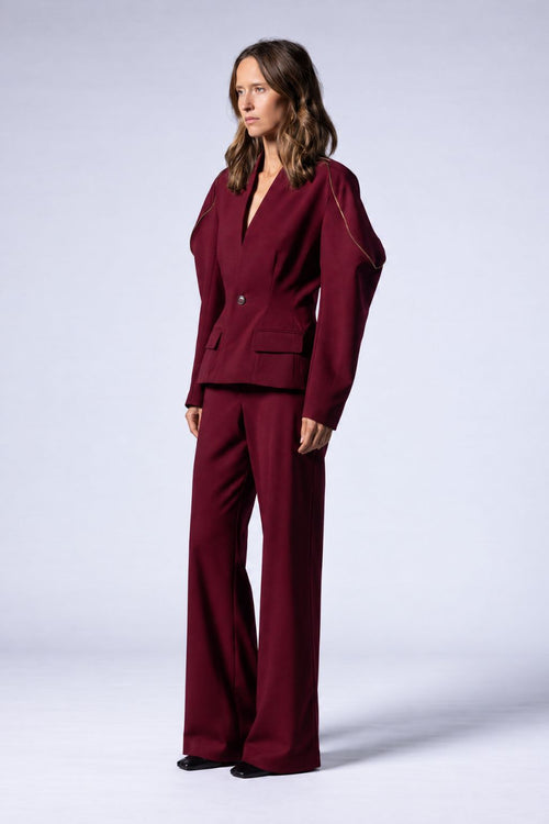 MADISON Trouser Burgundy - COMING SOON - Early October