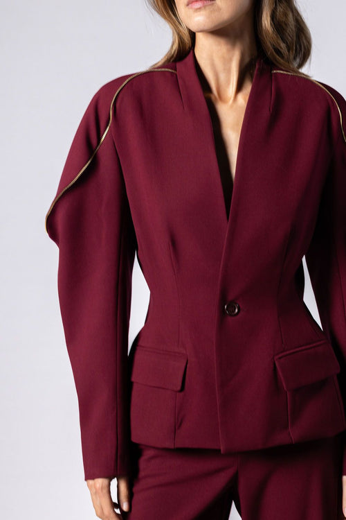 MADISON BLAZER Burgundy - COMING SOON - Early October
