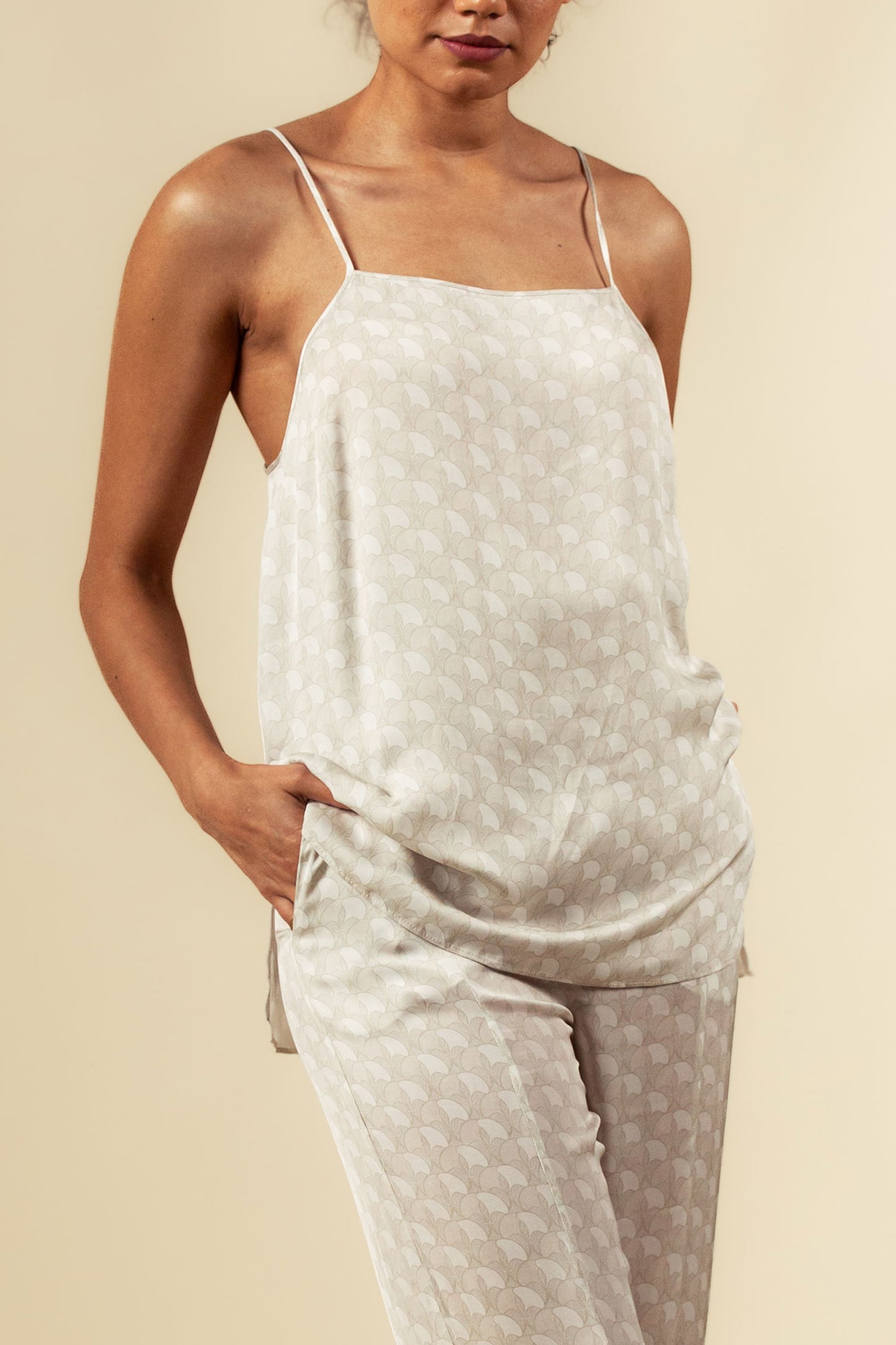 LEAH CAMI TOP – ECRU