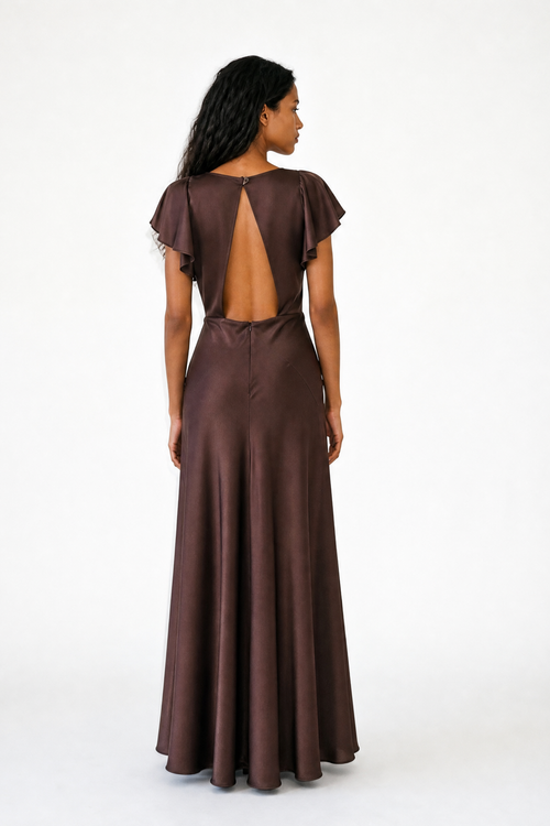 FREYA DRESS - ESPRESSO