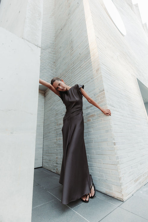 FREYA DRESS - ESPRESSO