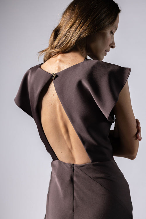 FREYA DRESS - ESPRESSO