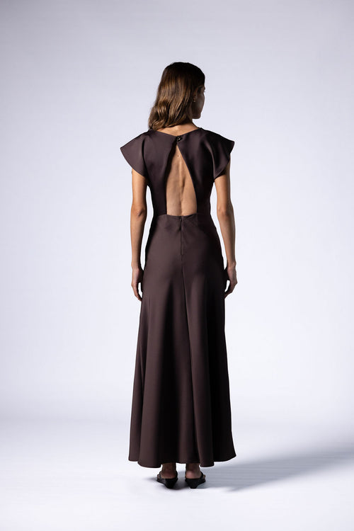 FREYA DRESS - ESPRESSO
