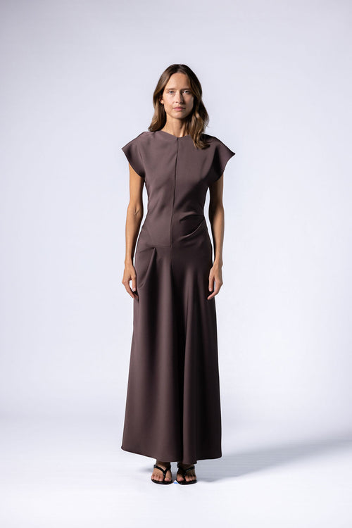 FREYA DRESS - ESPRESSO