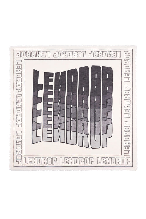 Lendrop Scarf - Black / White