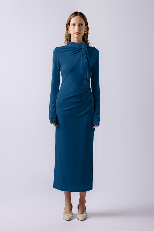 YUNA DRESS TEAL
