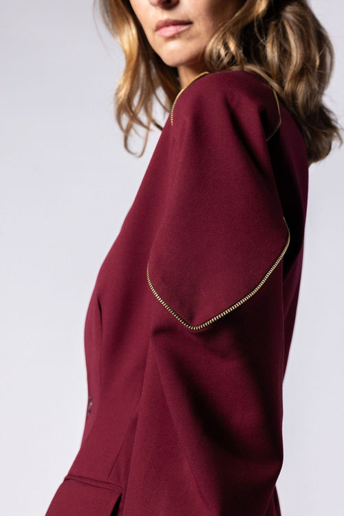 MADISON BLAZER Burgundy - COMING SOON - Early October