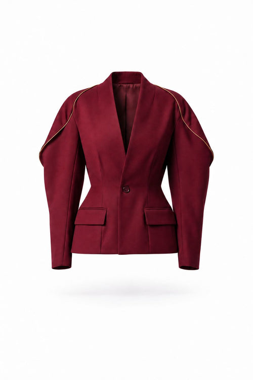 MADISON BLAZER Burgundy - COMING SOON - Early October