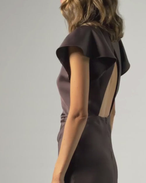 FREYA DRESS - ESPRESSO
